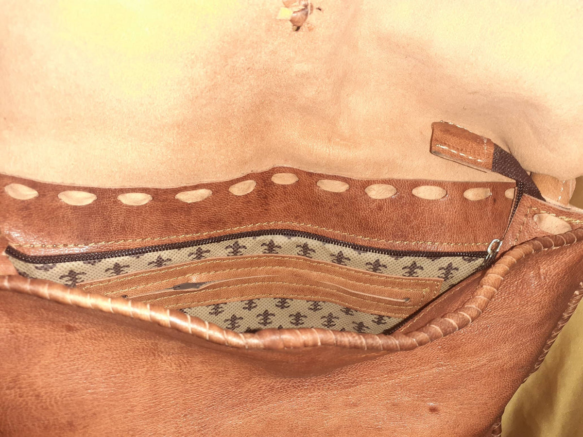 Bolso Cuadrado  de cuerno Grande