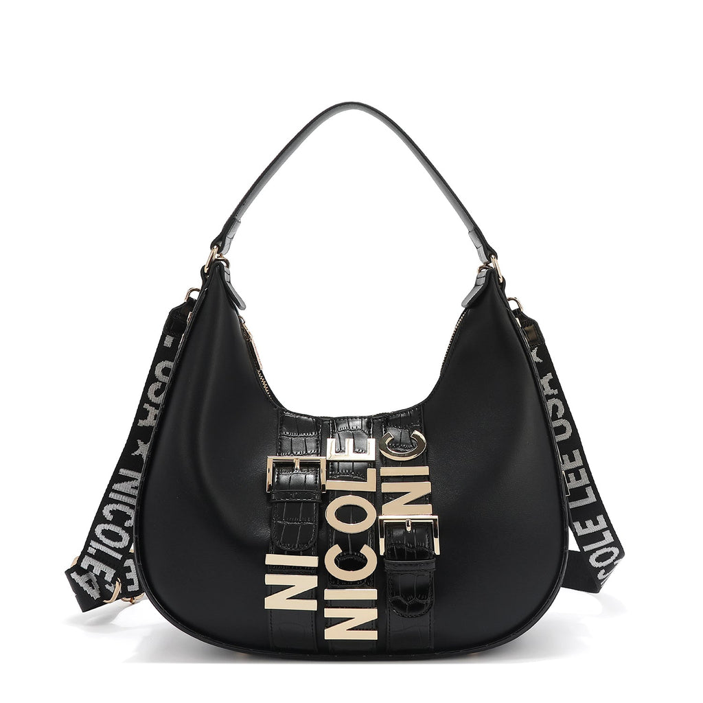 CALISTA BOLSO DE HOMBRO GRANDE (NEGRO)